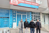 KONTİMDER ailesine katılan Yunus Emre Görgülü'yü iş yerinde (Emre Teknik Tesisat) ziyaret ettik.